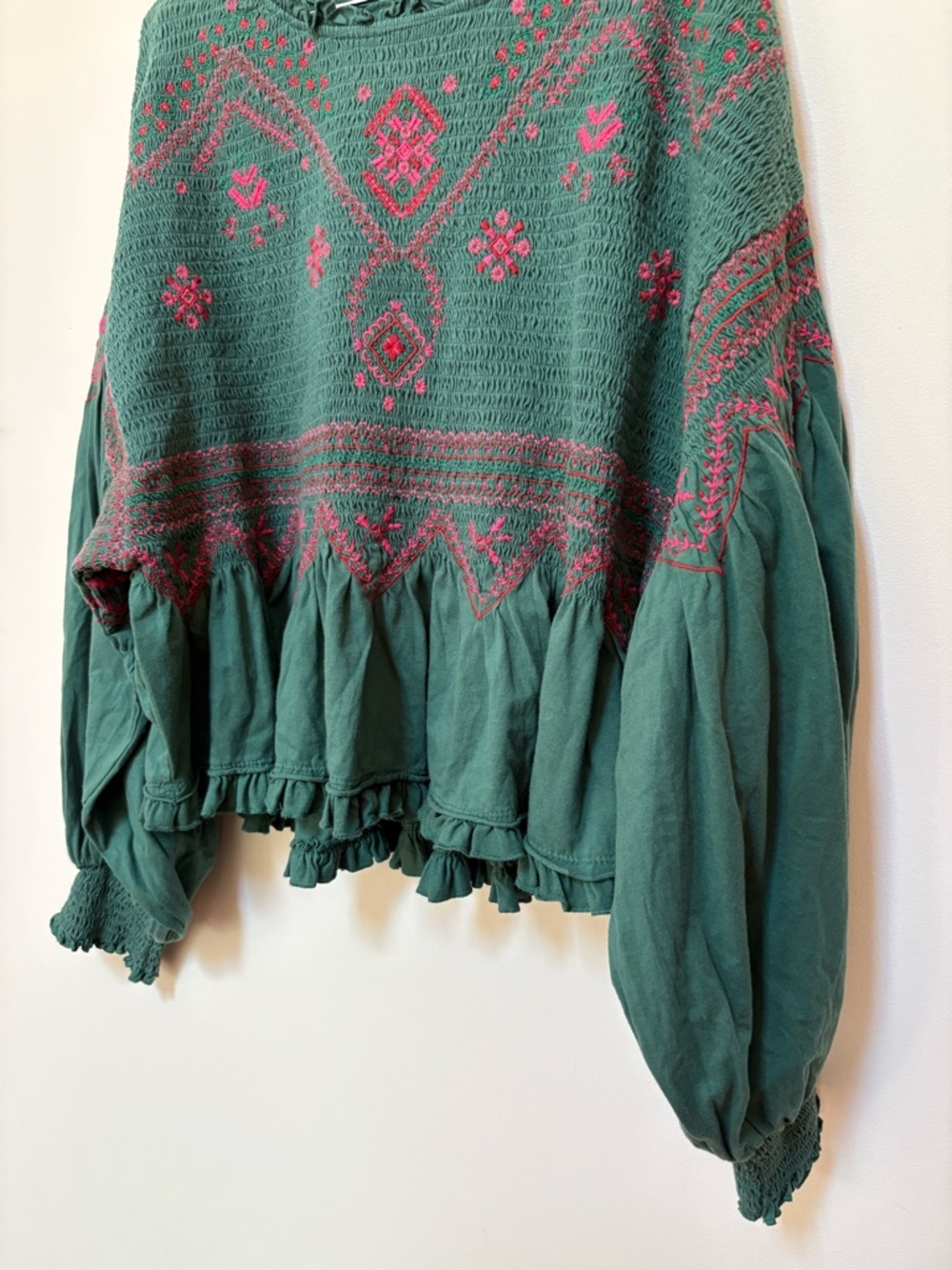 NWOT Free People Holly Long Sleeve Knit Top Size Medium - Picture 10 of 15
